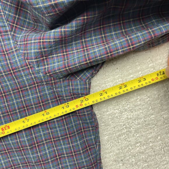 Polo Ralph Lauren Oxford Shirt Mens S Multicolor Plaid Long Sleeve Button Up - Picture 6 of 11